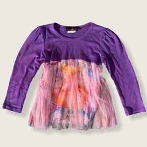 child's pink and purple shirt